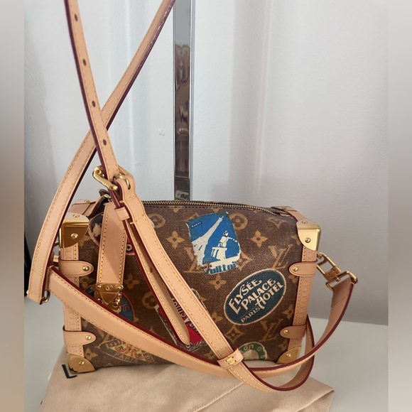 🦢Louis Vuitton Flight Mode side trunk MM BAG Collection authent 100 x LUCKY GIRL - Picture 3 of 12